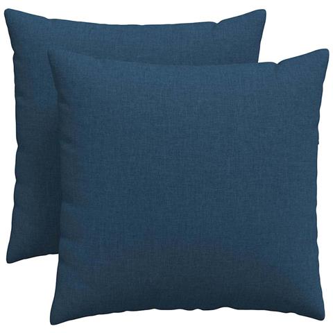 Cuscini da Divano 2 pcs Blu 50 x 50 cm Tessuto - Foto 1