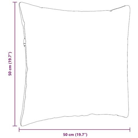 Cuscini da Divano 2 pcs Blu 50 x 50 cm Tessuto - Foto 9