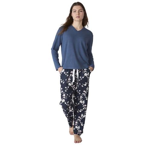 Jjbfp1101 Pigiama A Maniche Lunghe Da Donna - Foto 1