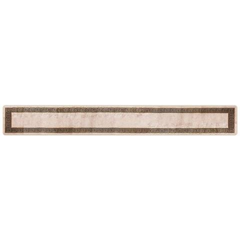 Runner Tappeto MARSA Nero 50 x 400 cm Poliestere e PVC - Foto 1