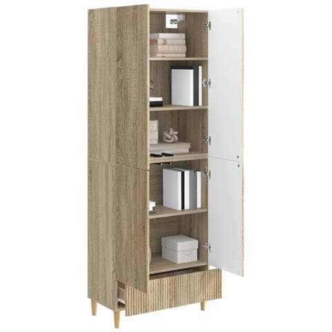 Set di armadi 2 pcs 66 x 34,5 x 95 cm Legno ingegnerizzato - Foto 2