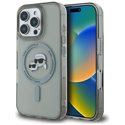 Custodia Iphone 16 Pro Karl Lagerfeld Karl&choupette Nera - Una Scelta Elegante. - Foto 1