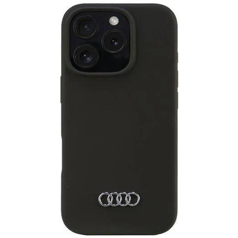 Custodia In Silicone Audi Per Iphone 16 Pro 6.3 Nera - Custodia Protettiva - Foto 1