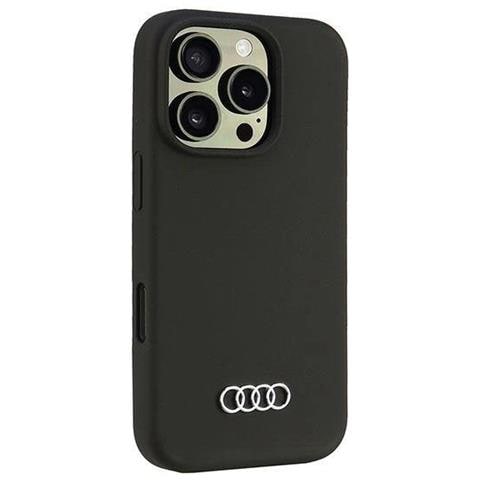 Custodia In Silicone Audi Per Iphone 16 Pro 6.3 Nera - Custodia Protettiva - Foto 3