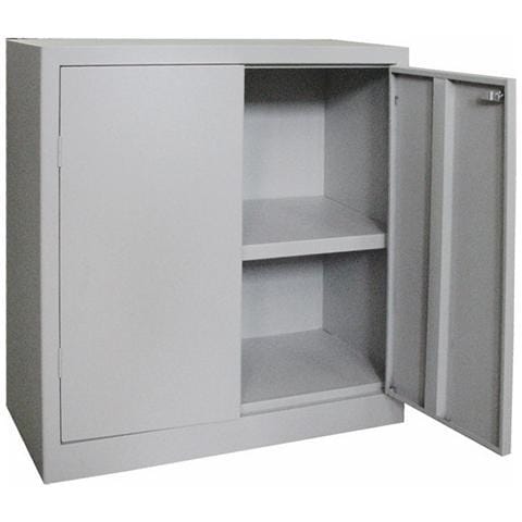 Armadio in Lamiera Metallica MiniSpazio 100x40x80cm - Grigio - Foto 1