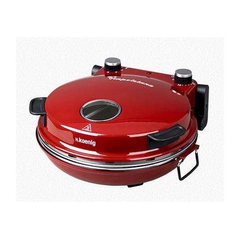 NAPL350 Forno Elettrico per Pizza Napoletana 350°C Colore Rosso - Foto 2