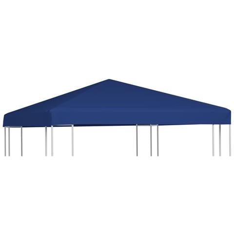 Copertura Superiore Per Gazebo 310 G / m² 3x3 M Blu - Foto 1