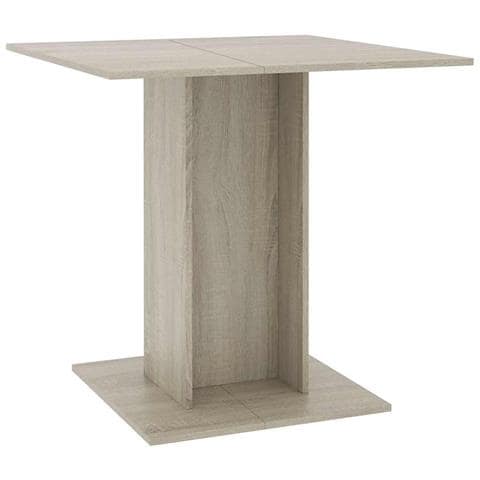 Tavolo da Pranzo Rovere Sonoma 80x80x75cm in Legno Multistrato - Foto 1