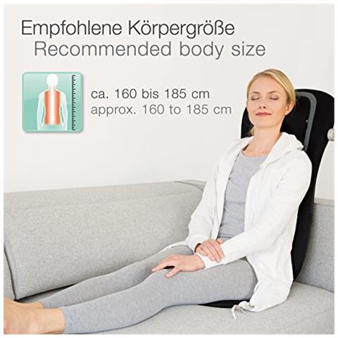 Beurer Mg 254 2 In 1, Coprisedile Per Massaggio Shiatsu Schiena E Con Cervicale Funzione Di Riscaldamento Attivabile - Foto 2