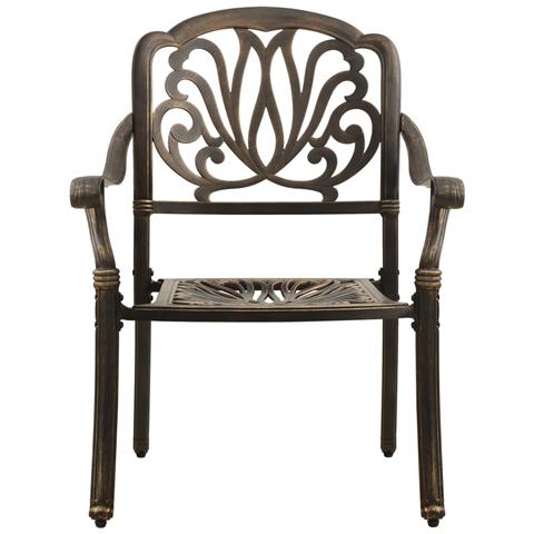 Set Da Bistrot 3 Pz In Alluminio Pressofuso Bronzo - Foto 2