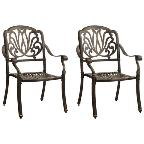 Set Da Bistrot 3 Pz In Alluminio Pressofuso Bronzo - Foto 10