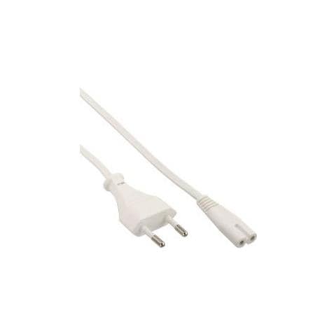 16653W 3m Spina di alimentazione di tipo C Accoppiatore C7 Bianco cavo di alimentazione - Foto 1