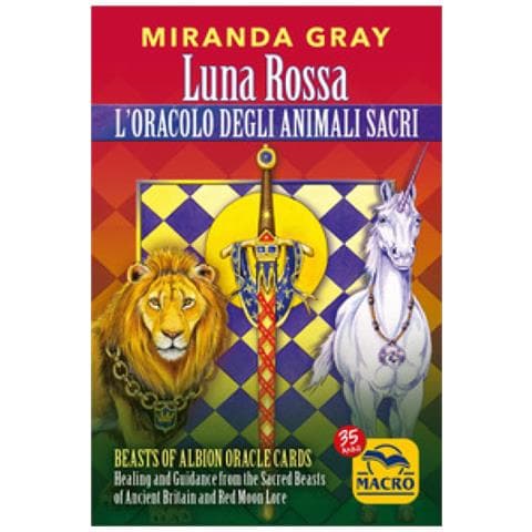 Miranda Gray - Luna Rossa. L'oracolo Degli Animali Sacri. Beasts Of Albion Oracle Cards - Foto 1