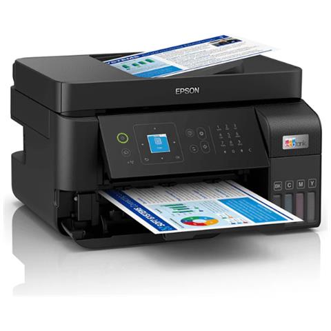 Stampante Multifunzione EcoTank ET-4810 Inkjet a Colori Stampa Copia Scansione Fax A4 20 ppm (B/N) 33 ppm (a Colori) Wi-Fi / Ethernet / USB - Foto 2
