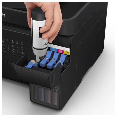 Stampante Multifunzione EcoTank ET-4810 Inkjet a Colori Stampa Copia Scansione Fax A4 20 ppm (B/N) 33 ppm (a Colori) Wi-Fi / Ethernet / USB - Foto 4