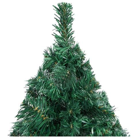 Albero Di Natale Preilluminato Con Palline Verde 240 Cm Pvc - Foto 6