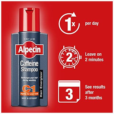 Coffein-shampoo C1 - 845 Oz 250 Ml - Fresco Dalla Germania - Foto 6