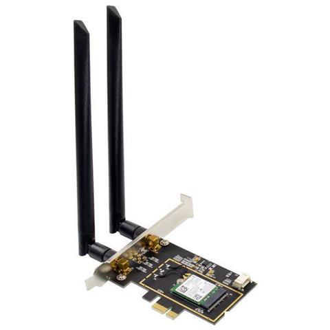 Microconnect Mc-pcie-int7260dual Scheda Di Rete E Adattatore Bluetooth 3000 Mbit/s (pcie Intel 7260 Dual-band - Wireless - Foto 2