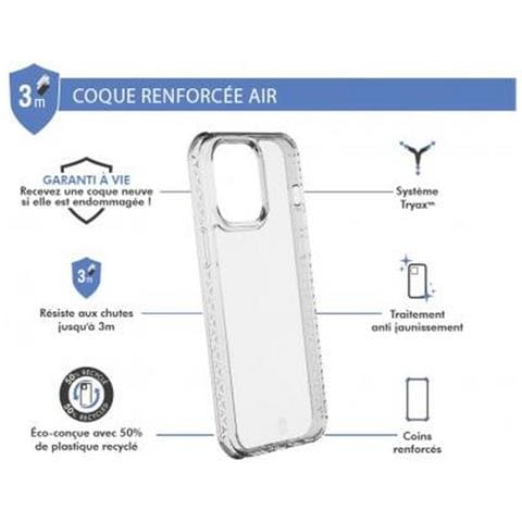Cover Rinforzata Per Iphone 13 Pro Max Air, Trasparente - Foto 2