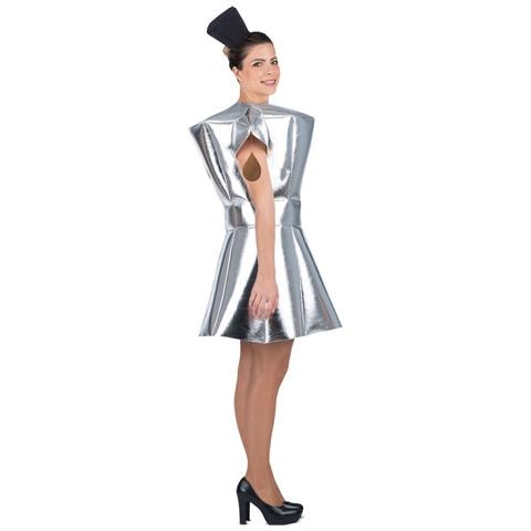 Costume Per Adulti Caffettiera Argentato (4 Pezzi) - Foto 7