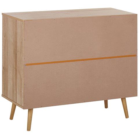 Cassettiera 3 Cassetti Ponca Marrone Chiaro - Foto 7