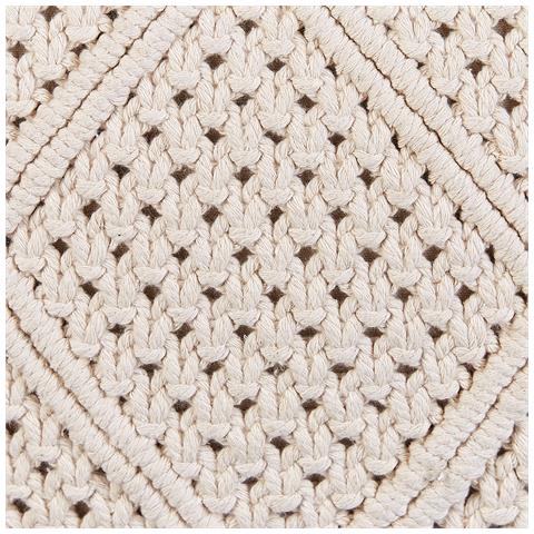 Set Di 2 Cuscini Besham Cotone 45 X 45 Cm Beige Chiaro Trama Geometrica - Foto 7