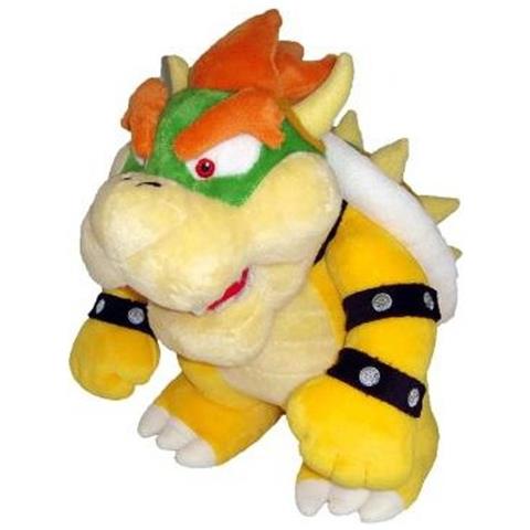 Peluche Super Mario Bowser 26cm, Giallo - Foto 1