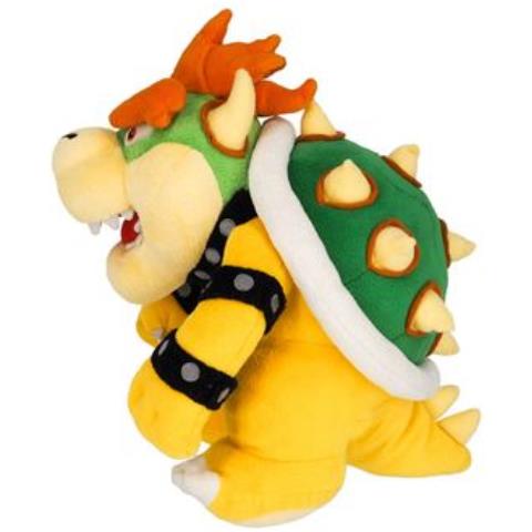 Peluche Super Mario Bowser 26cm, Giallo - Foto 2