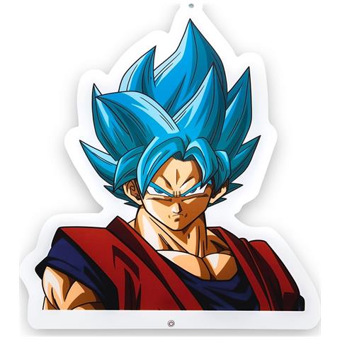 Lampada A Neon Da Muro Goku Super Saiyan God Dragon Ball Super 30 Cm, Multicolore - Foto 1