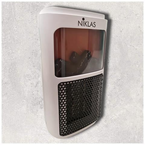 Stufetta Termoventilatore Elettrica Effetto Fuoco Vivo Niklas Ptc Plugin Fuego - Foto 8