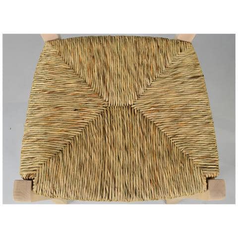 Set 2 Sedie Modello Savoie Per Cucina Bar E Sala Da Pranzo, Robusta Struttura In Legno Di Faggio Levigato, Non Trattato, 100% Naturale E Seduta In Paglia - Foto 7