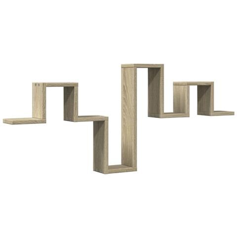 Scaffale A Parete Rovere Sonoma 104,5x10x43cm Legno Multistrato - Foto 1