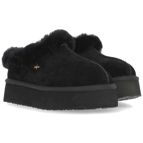 Pisa Indoor Slippers Ciabatte Pelle Scamosciata /nabuk Scarpe Donna Nero Eu 38, Mich2001243w 1000 - Foto 1