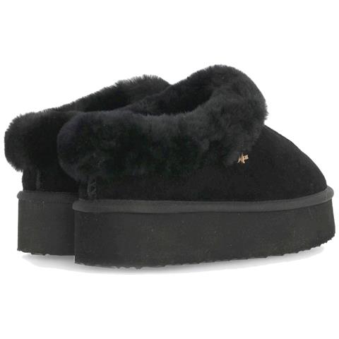 Pisa Indoor Slippers Ciabatte Pelle Scamosciata /nabuk Scarpe Donna Nero Eu 38, Mich2001243w 1000 - Foto 3