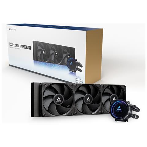 Dissipatore CPU a Liquido ICEBERG 360 DARK per Socket Intel LGA 1150 / 1151 / 1155 / 1156 / 1200 / 1700 / 1851 e Socket AMD AM2 / AM2+ / AM3+ / AM4 / AM5 / FM2 / FM2+ - Foto 10
