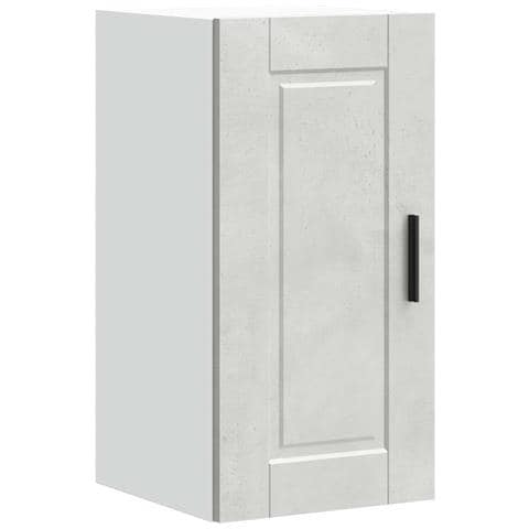 Pensile Da Cucina Porto Grigio Cemento In Legno Multistrato - Foto 2