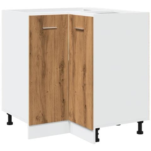 Armadietto Cucina “Lyon” Rovere Artigianale 75,5x75,5x81,5 cm - Foto 1
