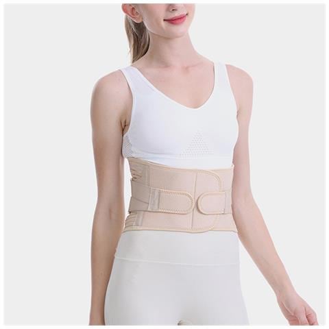 Cintura Sportiva Di Supporto Color Carne Con Compressione Beige M - Foto 2