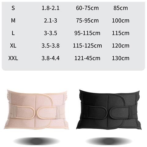 Cintura Sportiva Di Supporto Color Carne Con Compressione Beige M - Foto 5