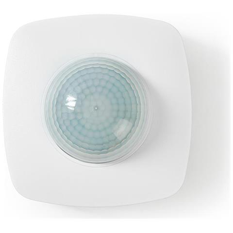 Rilevatore Di Movimento Per Interni Ed Esterni 1200w 360° Da 3 A 2000lux Ip54 8m, Bianco - Foto 1