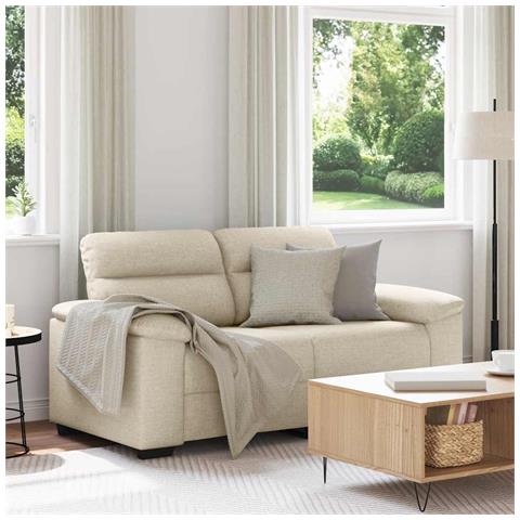 Divano a 2 Posti 120 cm in Lino - Foto 2