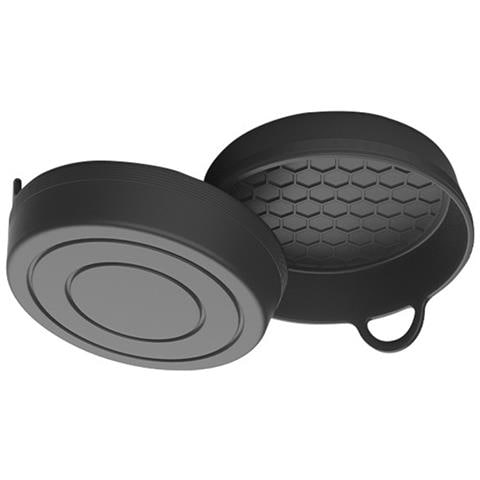 2 Pezzi Di Sottobicchieri In Silicone Per Auto - Tappetino Antiscivolo Nero - Foto 2