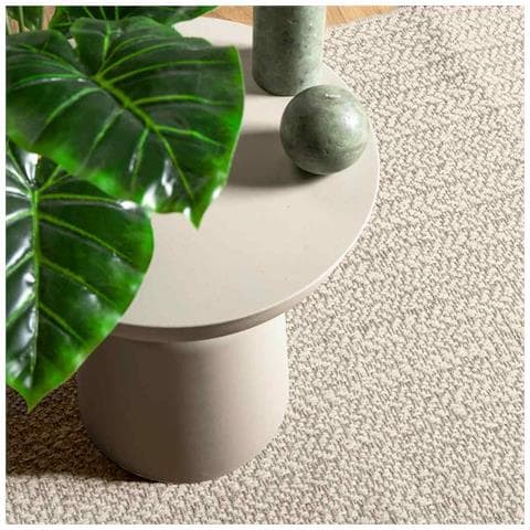 Tappeto ZIZUR Crema 200x200 cm Aspetto Iuta Interni ed Esterni - Foto 2