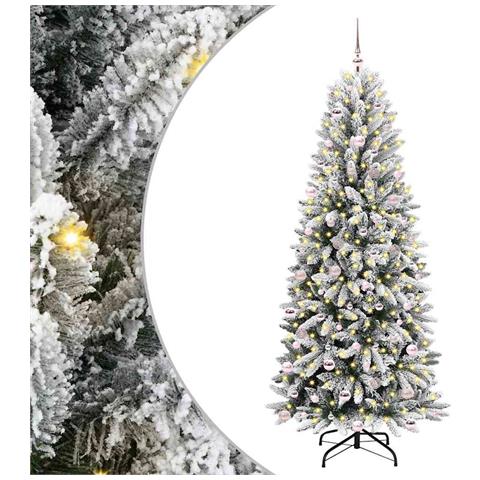 Albero di Natale artificiale con 300 LED Bianco 240 cm - Foto 1