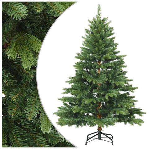 Albero di Natale Artificiale con Rami Pieghevoli Verde 150 cm - Foto 1