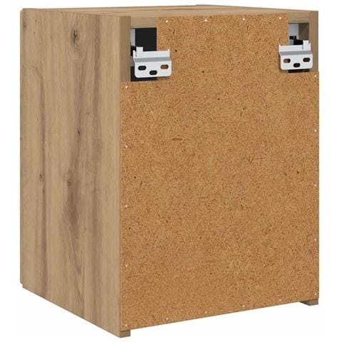 Mobile TV da parete 2 pcs Rovere Artigianale 30 x 31 x 40 cm - Foto 9