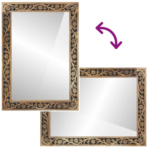 Set Mobili da Bagno 3pz in Legno Massello di Mango - Foto 9