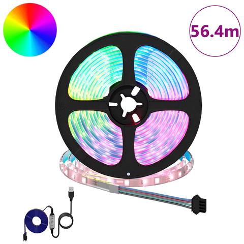 Striscia LED 12 pcs Nero e trasparente 4700 mm Rame e plastica - Foto 2