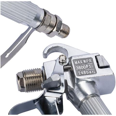 Pistola A Spruzzo Con Ugello 517 - Set Completo Di Accessori Per Verniciatura | Pressione Max 248 Bar | Compatibile Con Graco, Wagner, Titan - Foto 8