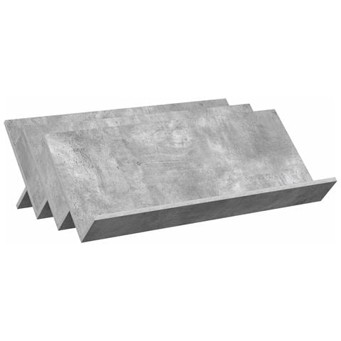 Scaffale per riviste Grigio Concretè 90 x 53 x 28,5 cm - Foto 1